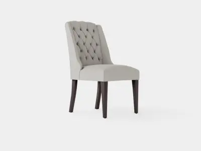 Venice dining chair sand Low-poly 3D model
