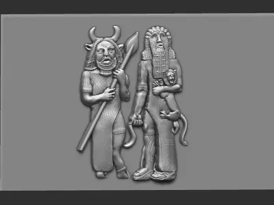Epic of Gilgamesh 3D print model
