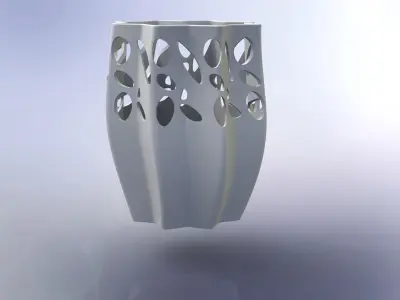 Stylized vase for 3D Printing Free 3D print model
