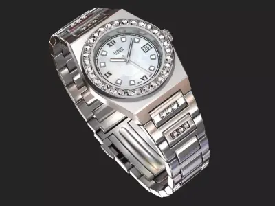 Luxury watch for women my own design 3D model