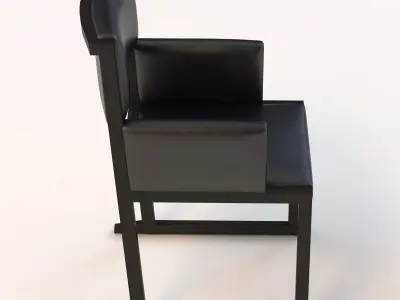  Emily Arm Dining Chair 3D model