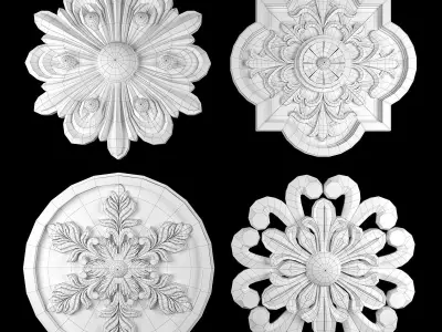 Rosettes 19 3D model