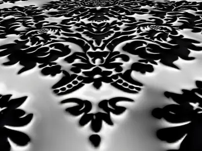 Damask 3D model