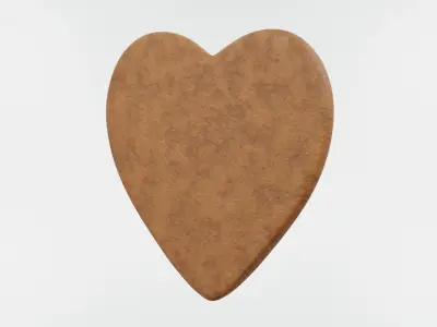 Gingerbread Christmas Cookie 17 3D model