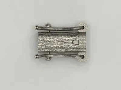 open box clasp 3D print model 3D print model