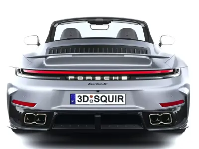 Porsche 911 Turbo S Cabrio 2026 3D model