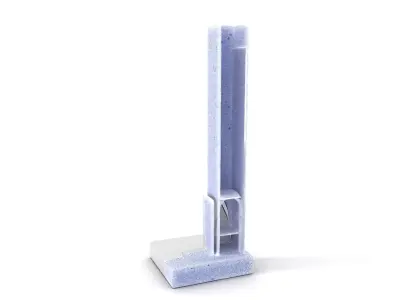 Sleek Waterfall Tower model pack Low-poly 3D model