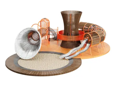 Large Playground 3D model
