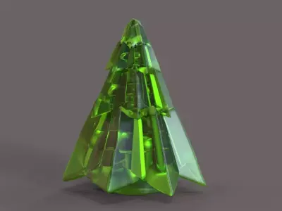 ChristmasTree glass christmas tree 3D print model