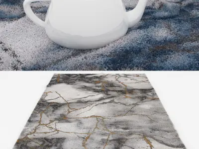 Rugs No 16 Low-poly 3D model