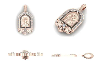 Pendant od 32 religion 3D print model