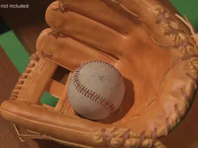 National League Baseball Ball 1950-1965 3D model