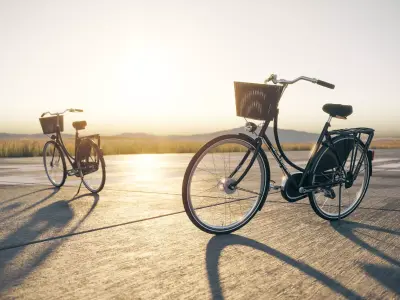 Classic bicycle 3D model