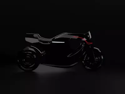 Concept Tesla Bike 3D model