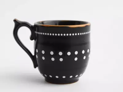 Polka Dot Ceramic Mug model pack Low-poly 3D model