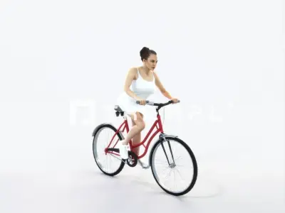 Dream 01M bicycle bike Sports Woman Low-poly 3D model