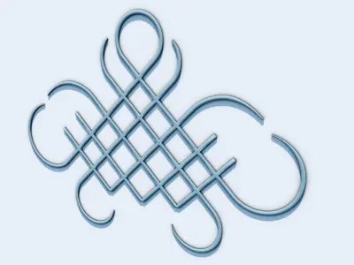 Tribal Tattoo 1 3D print model