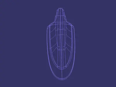 Antenna shark fin  Free 3D print model