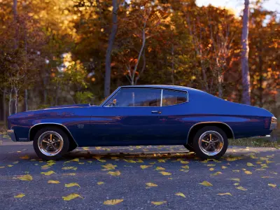 1970 Chevrolet Chevelle SS 3D model