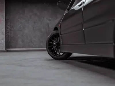 Mitsubishi Lancer Evo Low-poly 3D model