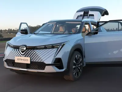  2022 GAC Trumpchi Emkco with interior 3D model