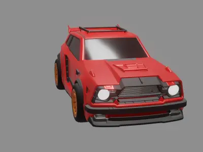 Fennec Rocket League Car 3D model