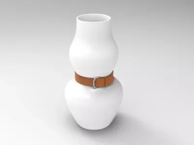 Alba Vase Low-poly 3D model