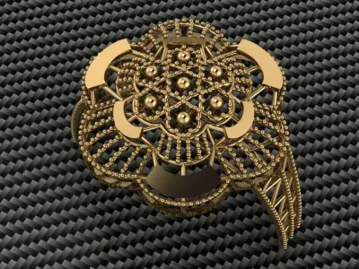 Bueatyfull women light wait rings  3D print model