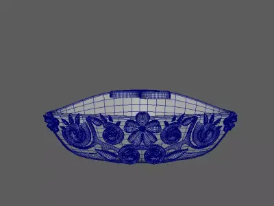 Alabaster Decorative Bowl  3D model
