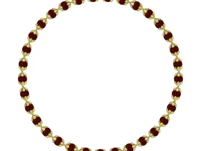 8 Premium Designer Necklaces JCD Format Only 3D print model