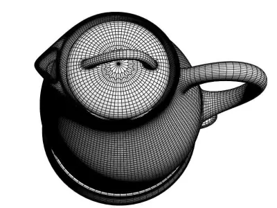 Decorative kettle 3D model