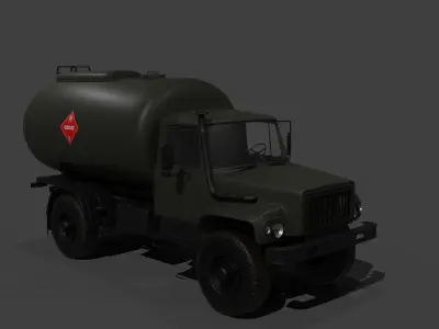 tanker truck 3D model