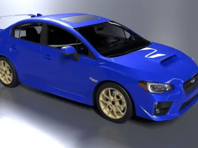 Subaru Impreza WRX STI 2015 3D model
