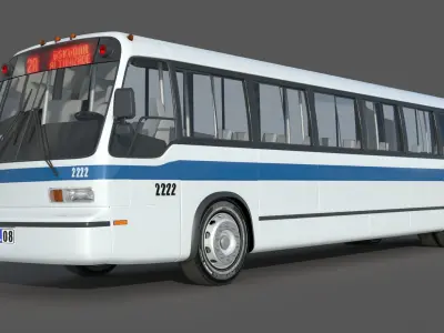 GMC RTS 1981 Bus 3D model