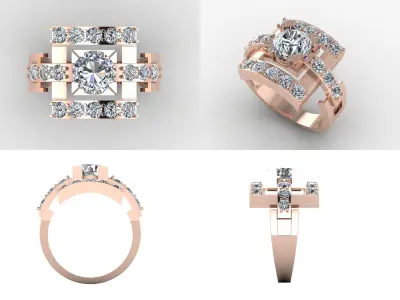 Ring akr 8 3D print model