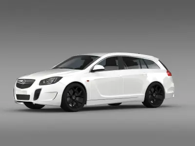 Vauxhall Insignia VRX Sports Tourer 2013 3D model