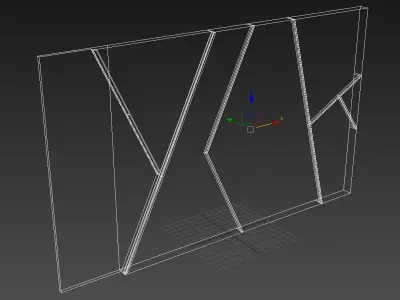 Wall Panel 13 3D model