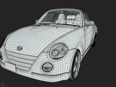 Daihatsu Copen Low-poly 3D model
