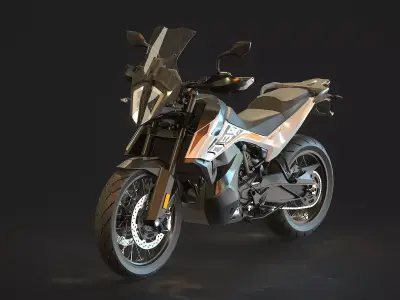 Base model  KTM 790 Adventure 2019 3D model