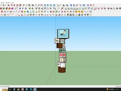 sculpture tower 3d model 3D model