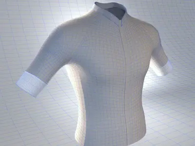 cycling tshirt 3D model