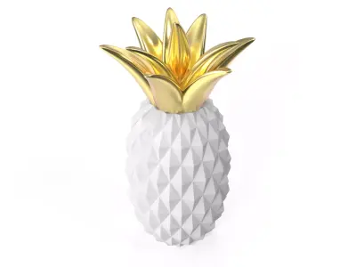 Pineapple Low-poly 3D model