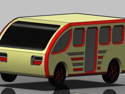 Cruzer van Concept Free 3D model