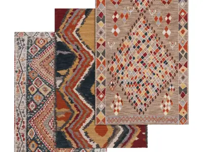 Rug Set 2065 3D model