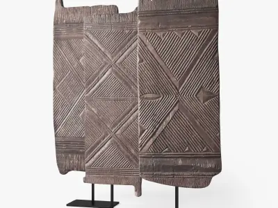 Igbo Door Nigeria - HandCarved Nigerian Doors Collection 3D model