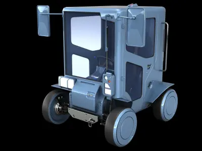 Sci-fi Urban Cruiser 3D model