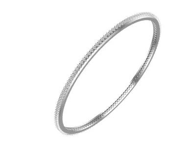 Gold Diamond Look Light Bangle 3D print model