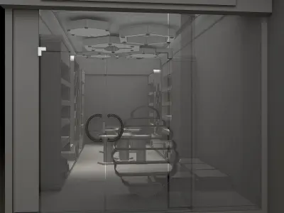 Interior Shop Market  3D model