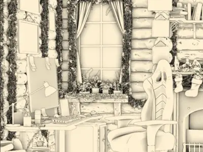 Santa After Christmas Is Over 3D model