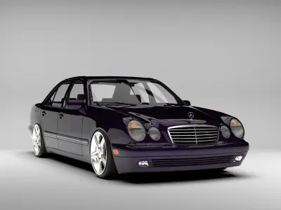 MERCEDES BENZ E - CLASS W210 SEDAN 3D model